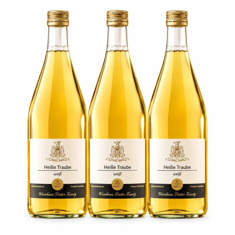 Heiße Traube weiß alkoholfrei 3x1,0l