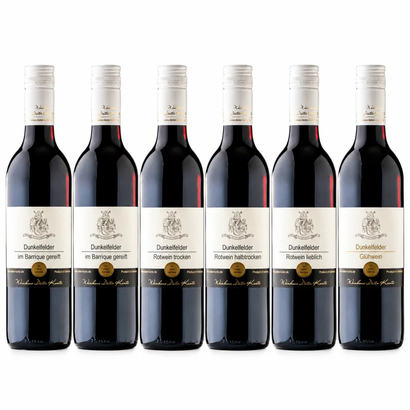 Dunkelfelder Probierpaket – 5 Rotweine & 1 Glühwein