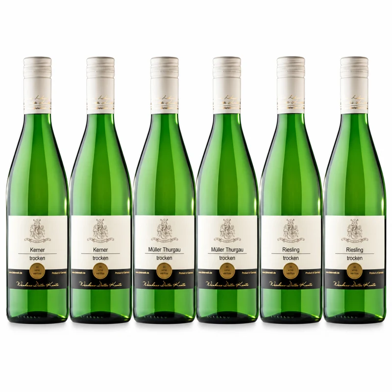 Weinschorle Probierpaket trocken – 6 Flaschen à 1,0l