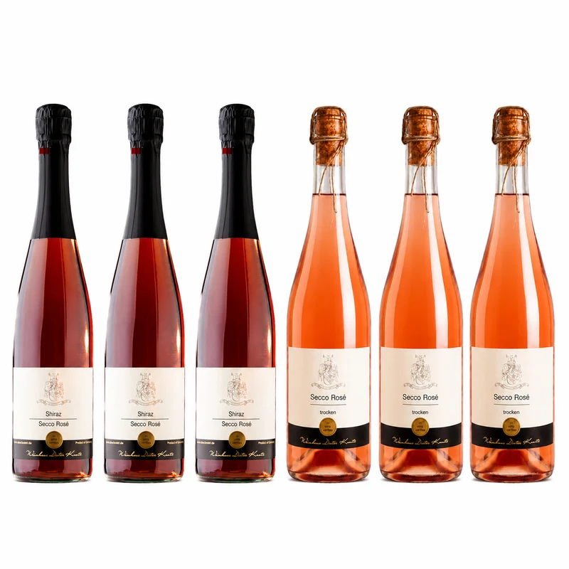 Rosé Secco Prickelpaket 6 Flaschen