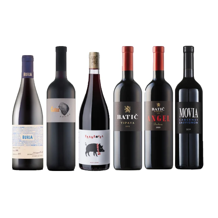 Naturwein-Paket Slowenien rot 6-Flaschen Biowein