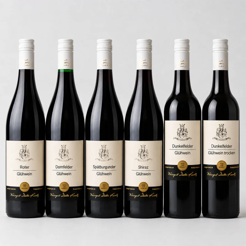Winzerglühwein alle Roten Glühweine Paket | 6 Flaschen