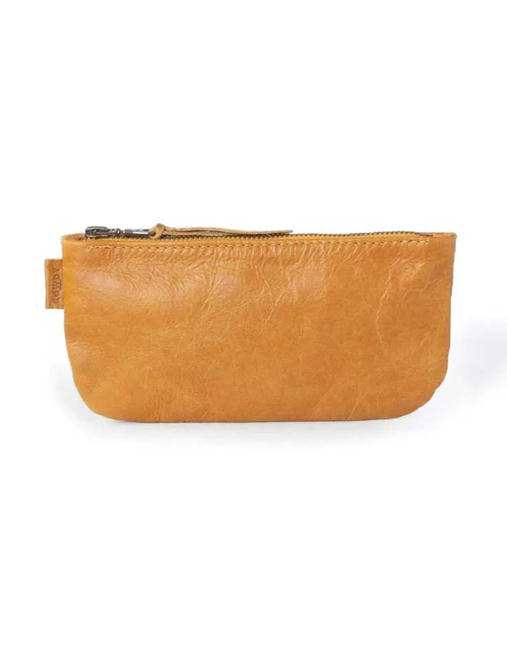 Rowdy Bag Leder Etui Farbe Amber
