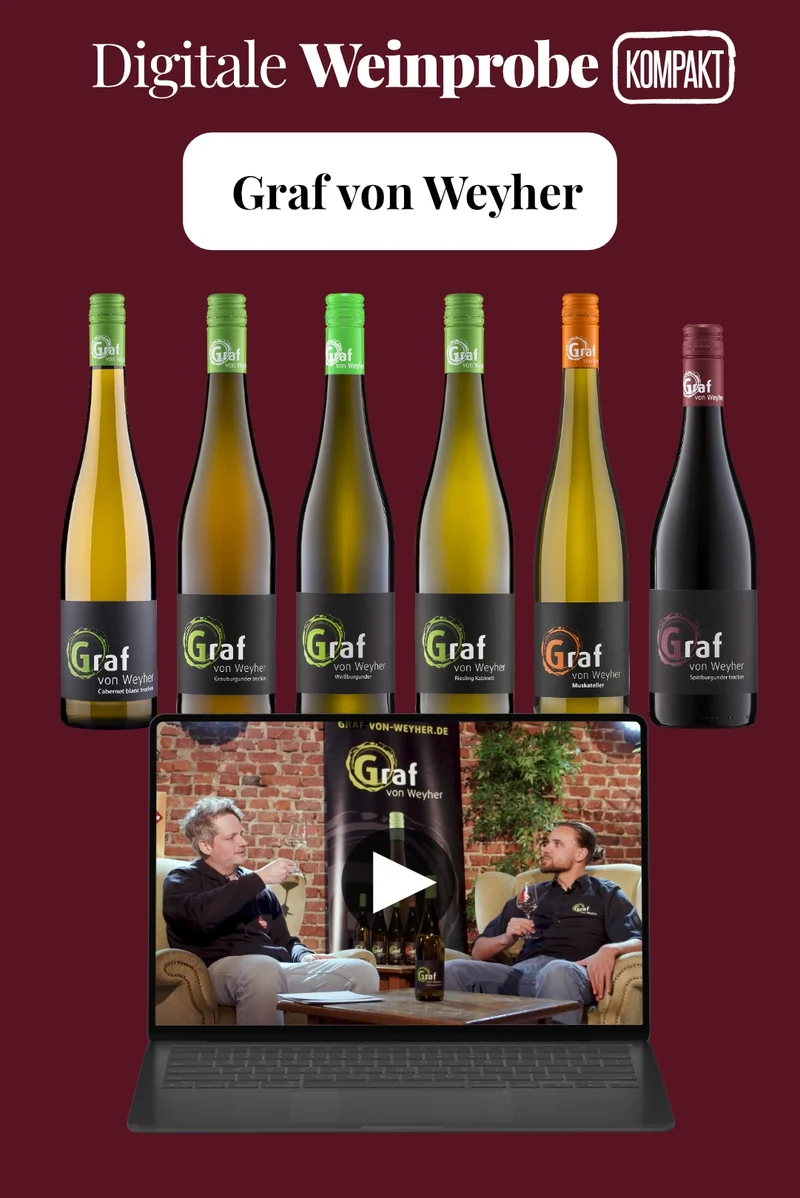 Digitale Weinprobe Kompakt - Weingut Graf von Weyher