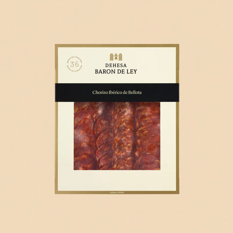 IBERISCHE CHORIZO AUS BELLOTA - Chorizo Ibérico de Bellota - Dehesa Barón de Ley (80 g)