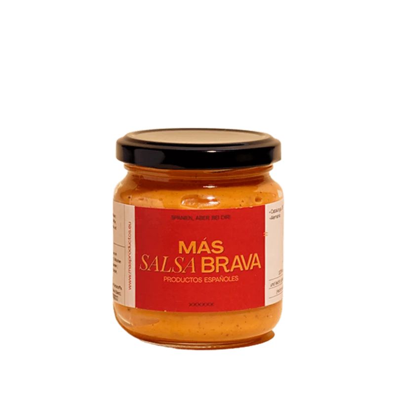 MÁS SALSA BRAVA - Vegane Pikante Soße (185g)