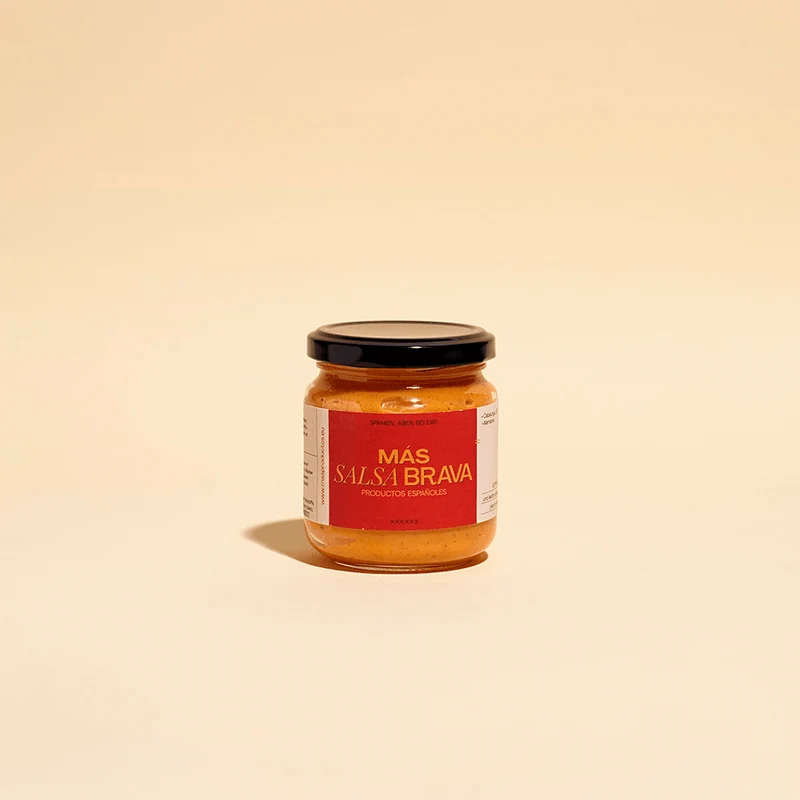 MÁS SALSA BRAVA - Vegane Pikante Soße (185g)