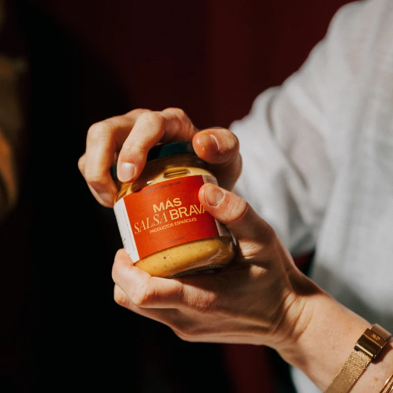 MÁS SALSA BRAVA - Vegane Pikante Soße (185g)