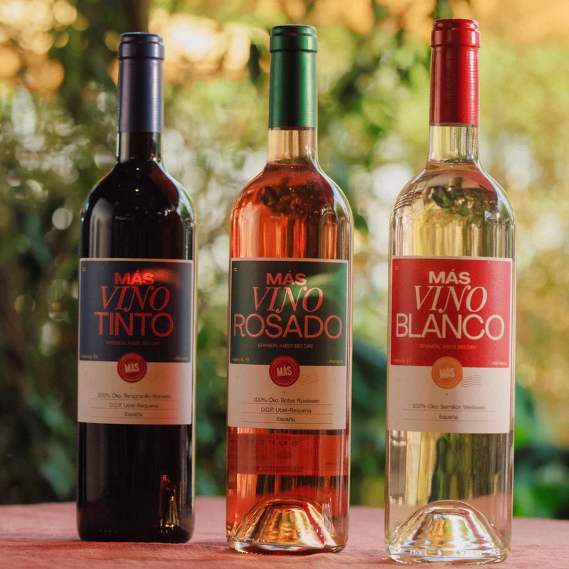 Spanische BIO Weine "Más" (6 x 75cl)