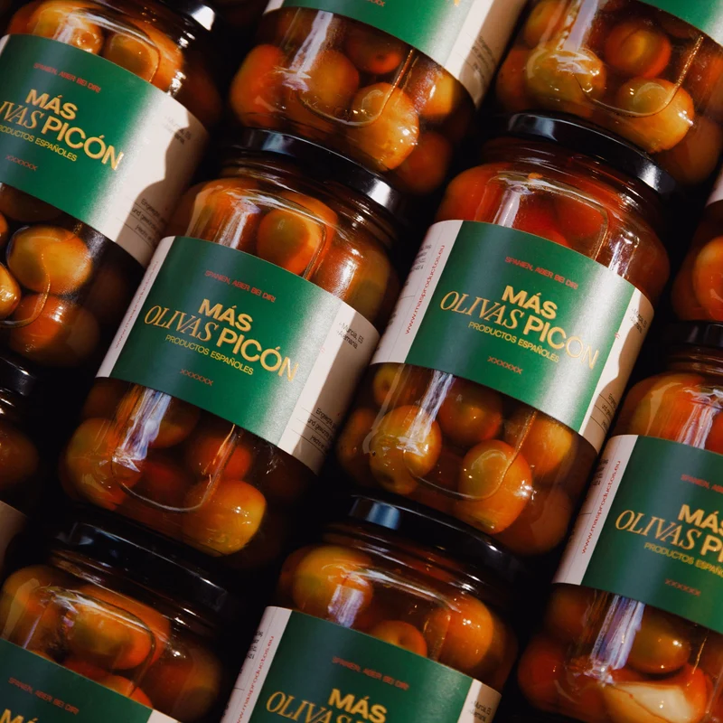 Eingelegte Grüne OLIVEN MÁS PICÓN (380g)