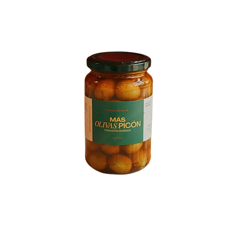 Eingelegte Grüne OLIVEN MÁS PICÓN (380g)