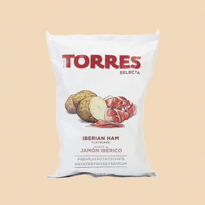 Ibérico Schinken Kartoffelchips Torres Selecta (50g)