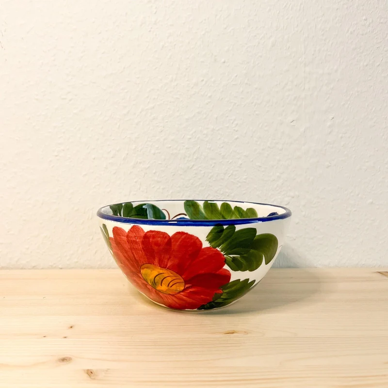 Handgemachtes Keramik Schale - "Geranio" - M