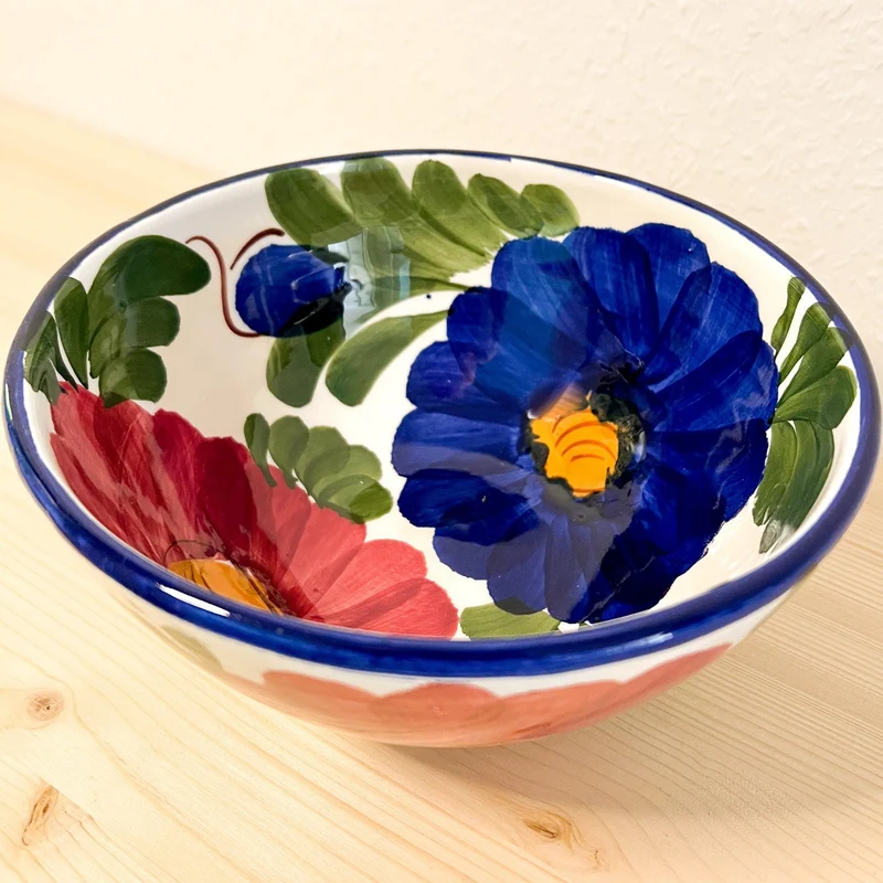Handgemachtes Keramik Schale - "Geranio" - M