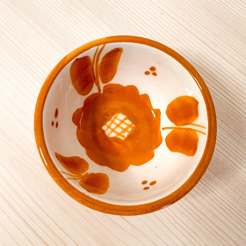 Handgemachtes Keramik Tapas Schale - "Azalea" - S