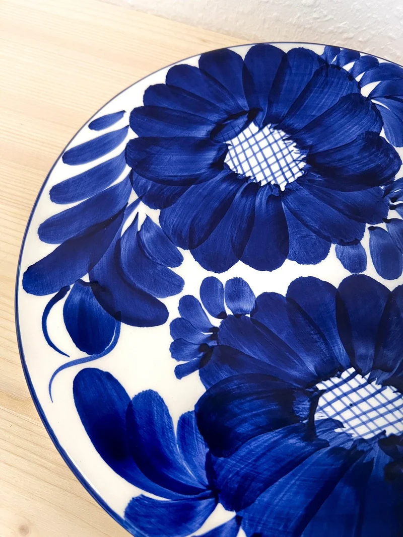 Handgemachtes Keramik Teller Flach - "Dalia"