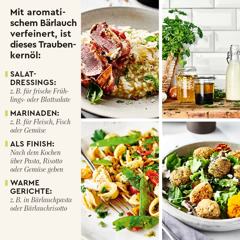 Bärlauch auf Traubenkernöl 100 ml