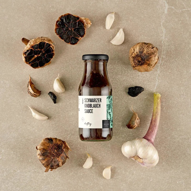 Schwarzer Knoblauch Sauce