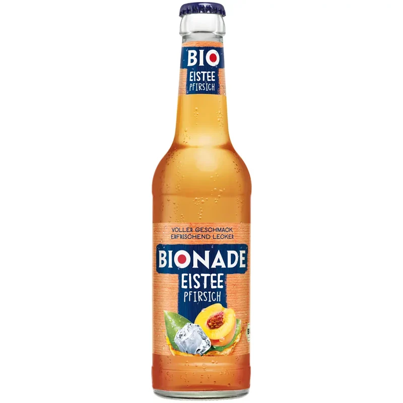 Bionade Eistee Pfirsich 12x 0,33 Liter (MEHRWEG)