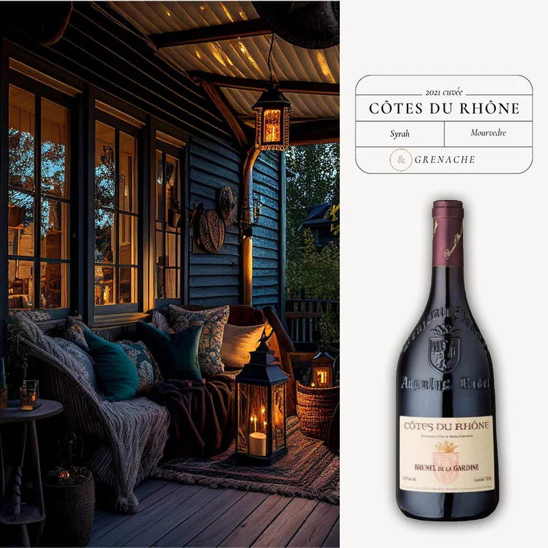 Côtes du Rhône: Brunel de la Gardine - 0,75 L