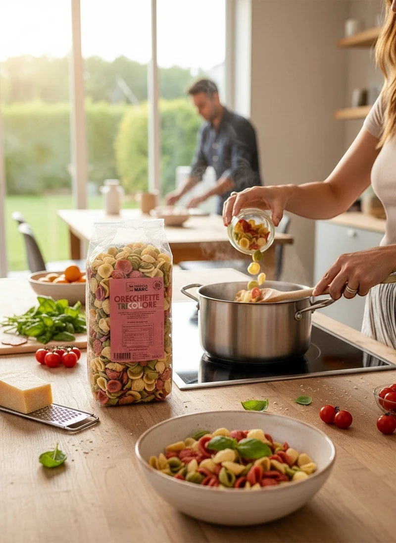 MANGIA MARC - Orecchiette Tricolore Nudeln 500g
