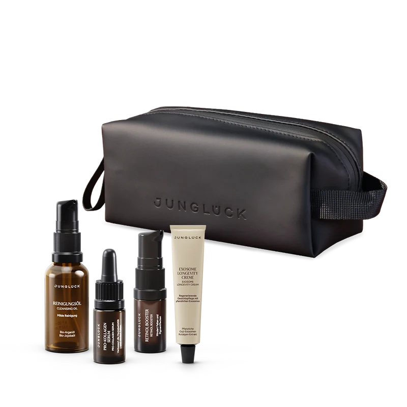 Kennenlern Set Skin Longevity mit Kosmetiktasche