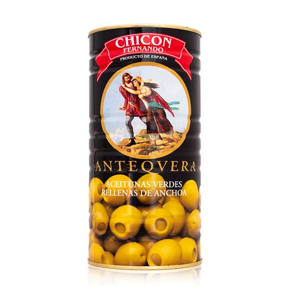 1,5 Kg Spanische Oliven gefüllt mit Anchovis