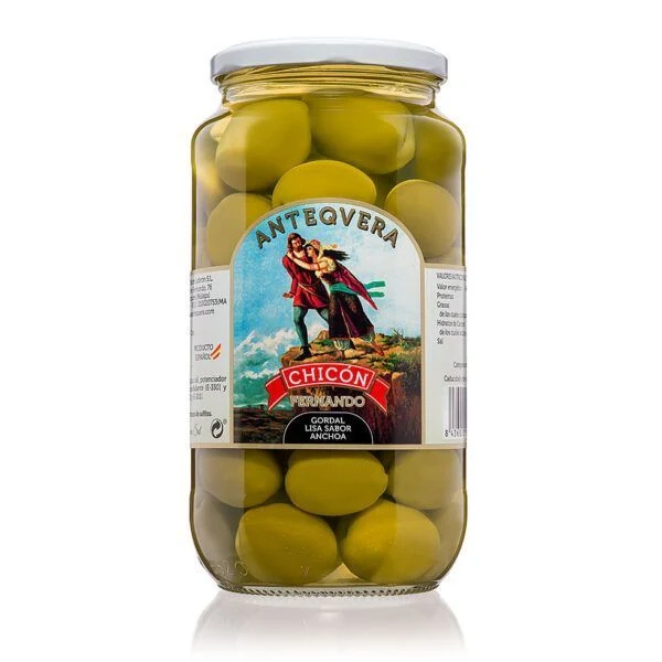 900 g Spanische Gordal-Oliven Sabor Anchoa