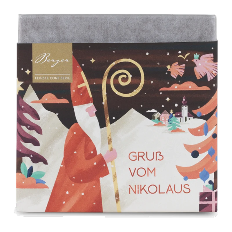 Bio Vollmilchschokolade – Gruß vom Nikolaus