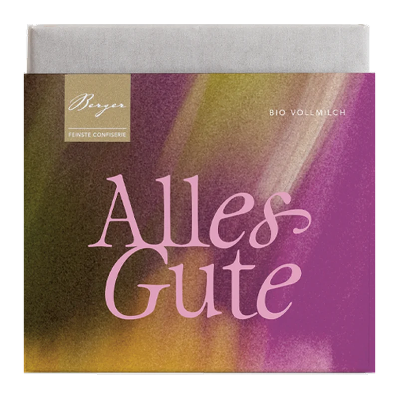 Bio Vollmilchschokolade – Alles Gute