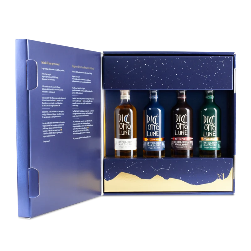 Grappa Adventskalender mit Schokolade