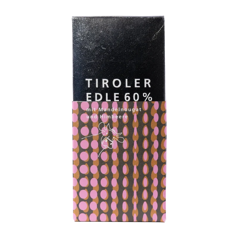 Purissima 60 % Mandelnougat & Himbeere