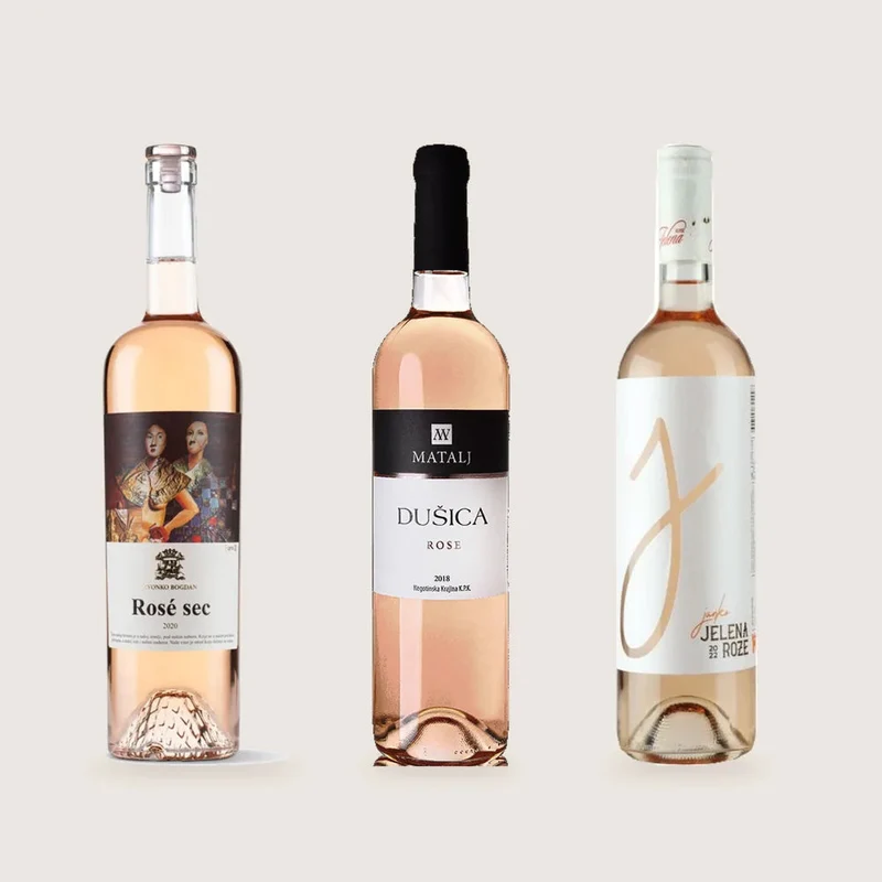 HERITERRA Rosé. Drei Handschriften.