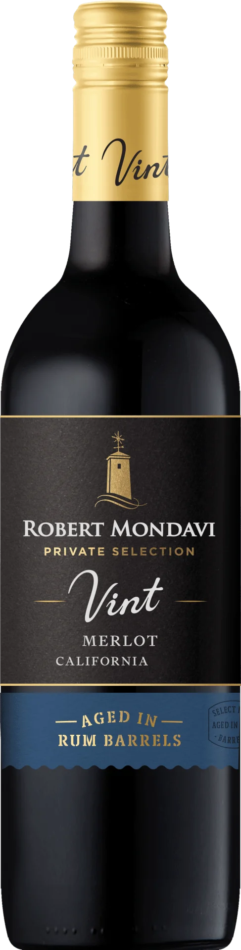 Robert Mondavi Private Selection Vint Merlot Rum Barrel Aged