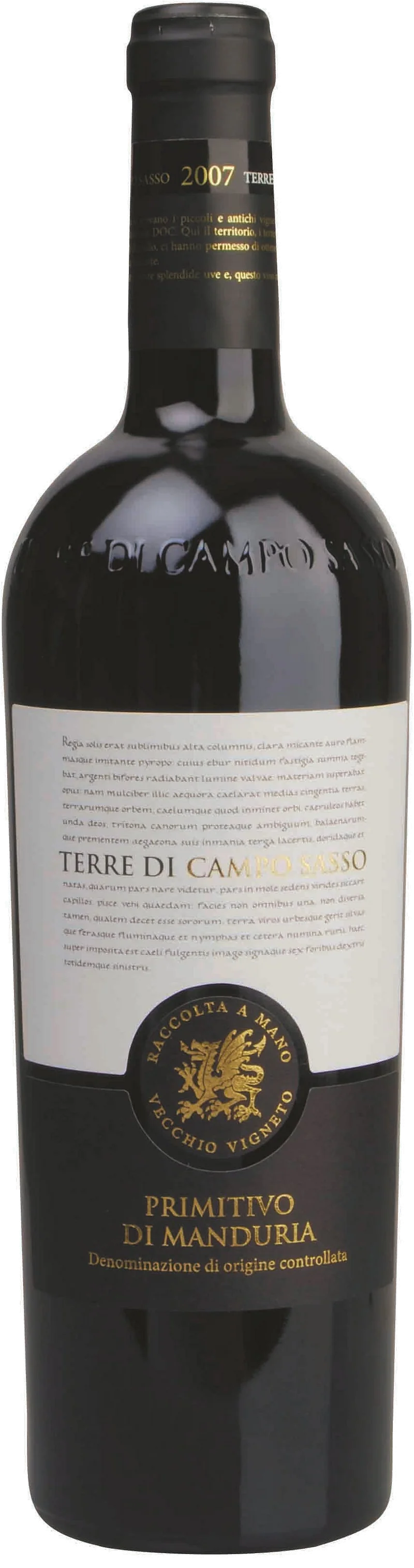 Terre di Campo Sasso Primitivo di Manduria DOC