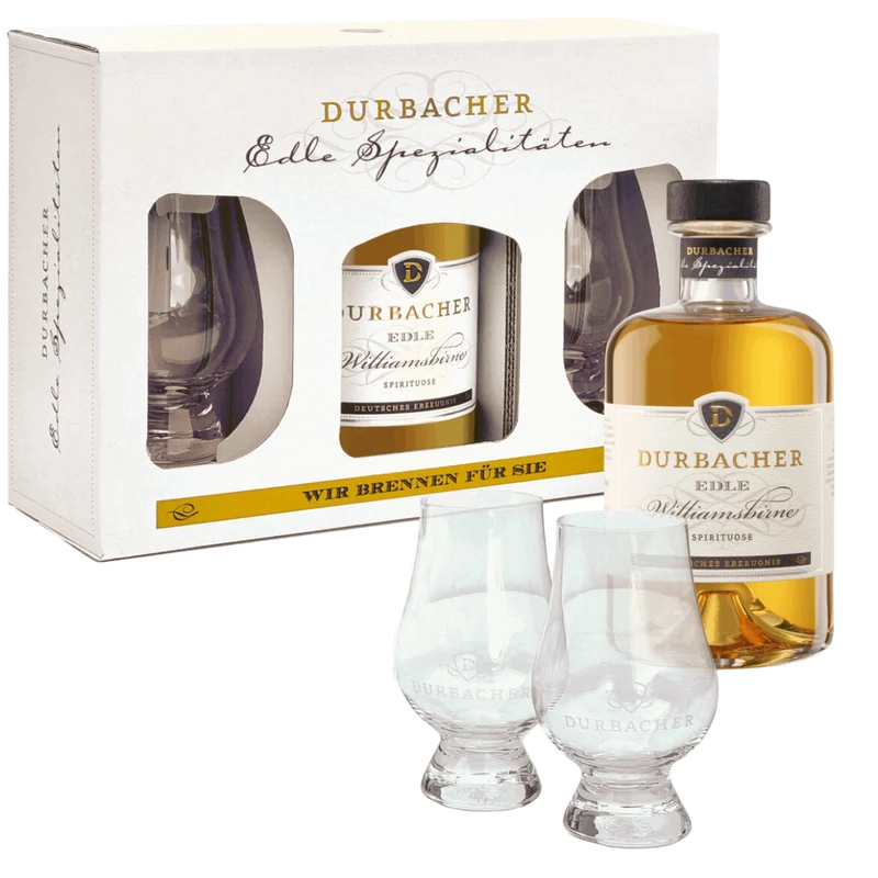 Durbacher Edle Williams Birne & Gläser