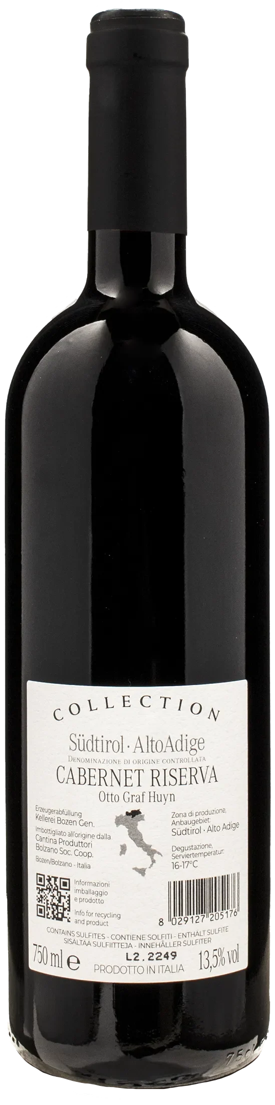 Kellerei Bozen Otto Graf Huyn Cabernet Riserva 2021