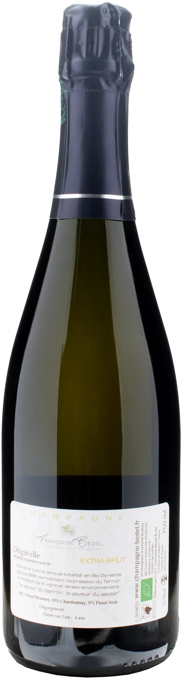 Francoise Bedel Champagne Origin Elle Extra Brut