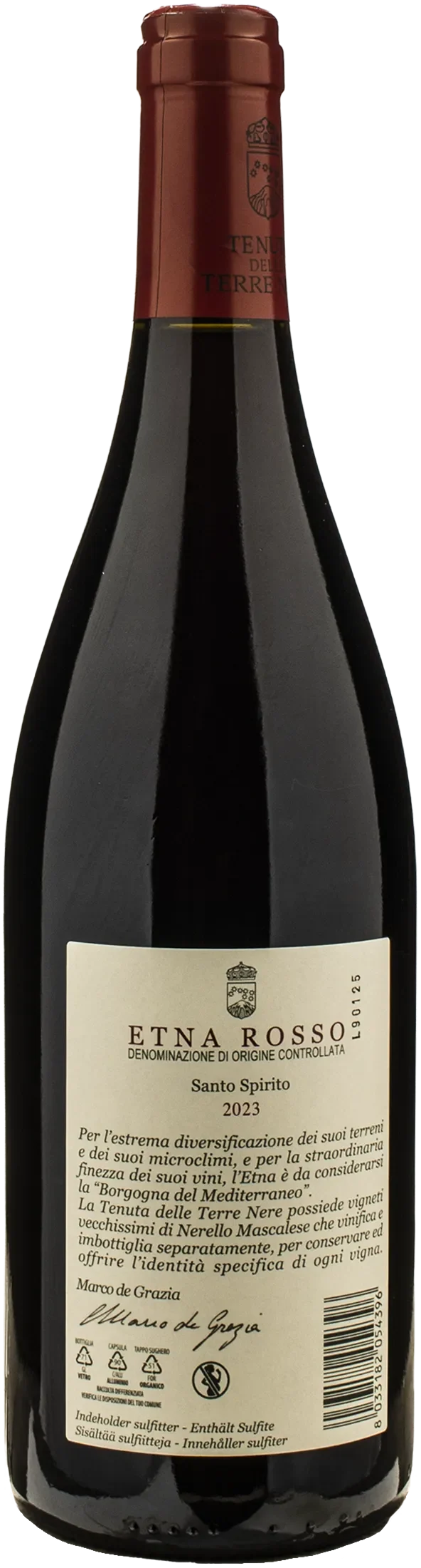 Terre Nere Etna Rosso Santo Spirito 2023