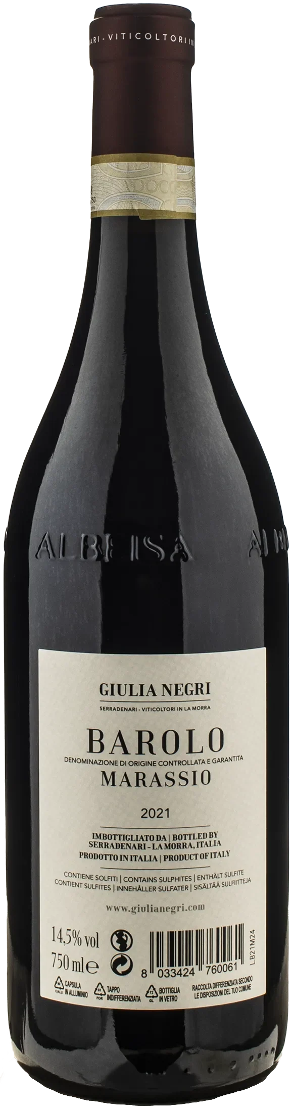 Giulia Negri Barolo Marassio 2021