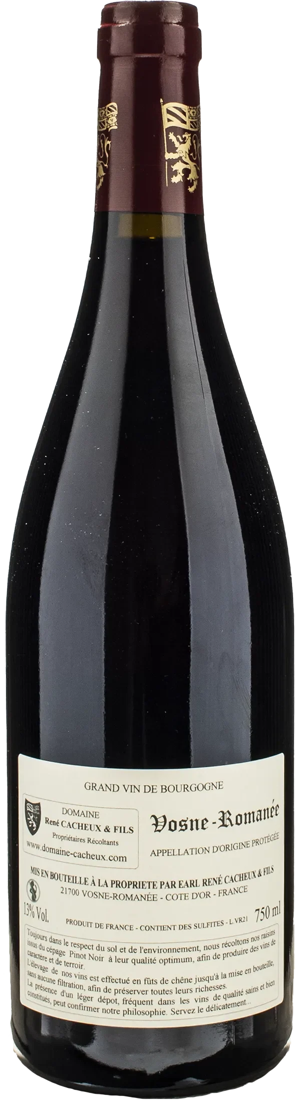 Domaine Rene Cacheux & Fils Vosne Romanee 2021