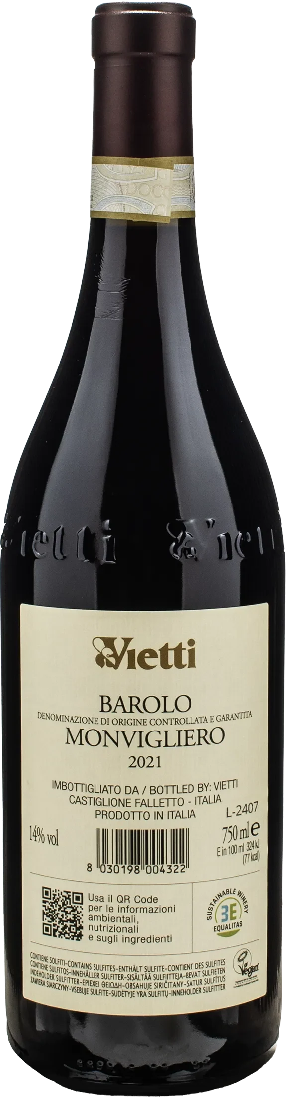 Vietti Barolo Monvigliero 2021