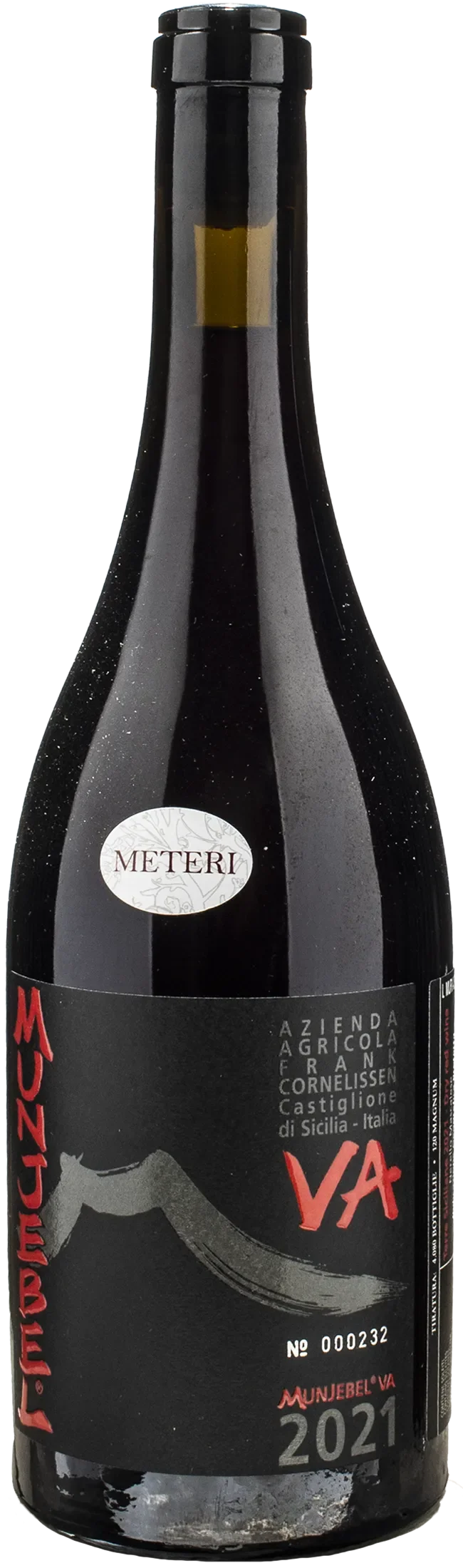 Frank Cornelissen Munjebel Rosso VA Vigne Alte 2021