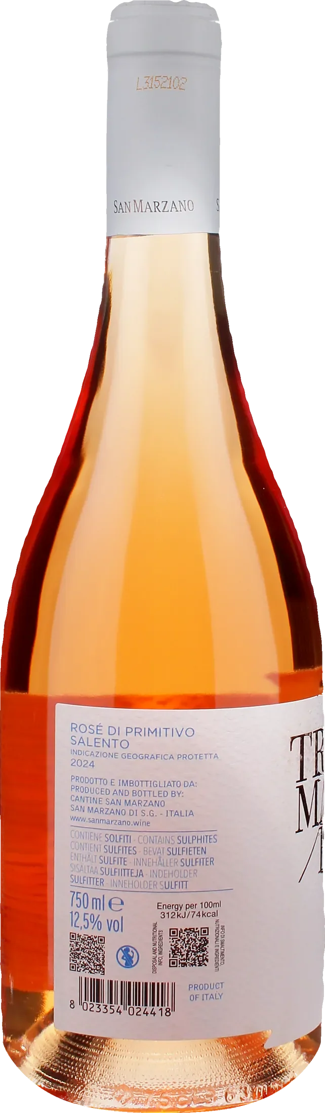 San Marzano Tramari Rosè di Primitivo Salento 2024
