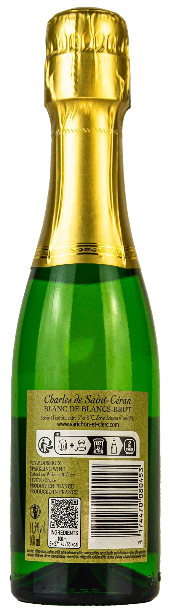 Charles de Saint-Céran 'Blanc de Blancs' 0,2l Flasche