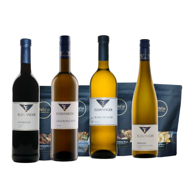 Wein & Nuss - 4er Paket mit 4 Nussmischungen