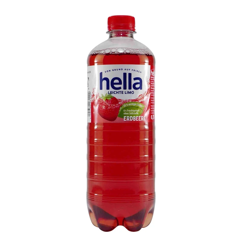 hella Leichte Limo Erdbeere (6 x 0,75L) EINWEG