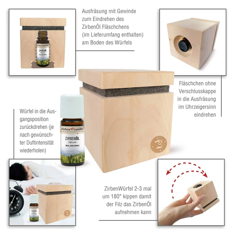 Zirbenwürfel-Set Premium-Edition