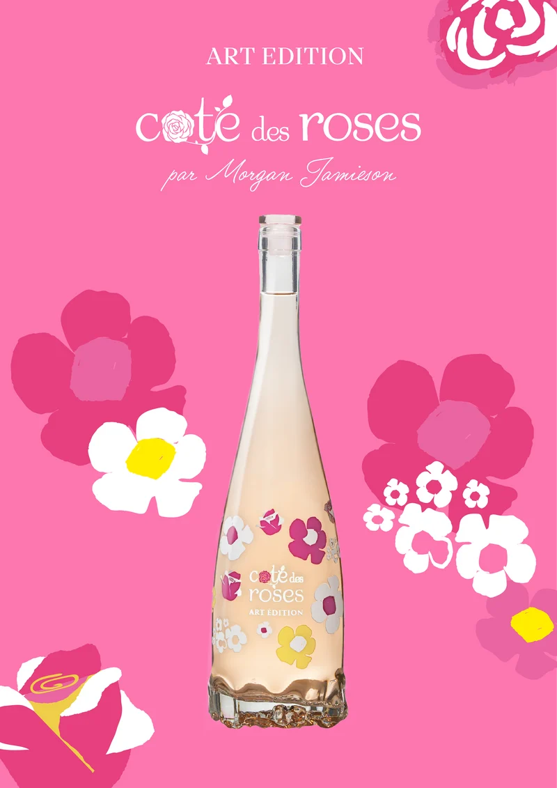 Cote des Roses Art Édition AOP Languedoc 2025 – 75cl vin rosé