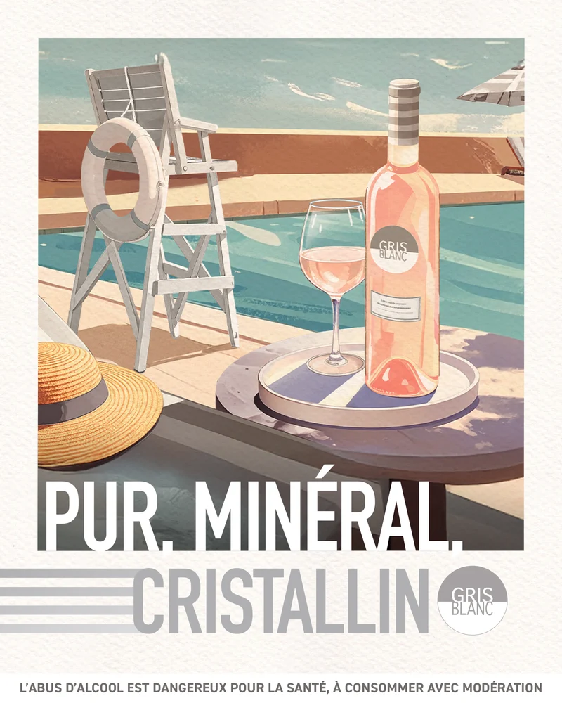 Gris Blanc IGP Pays d'Oc 2025 – 18.7cl piccolo quart de vin rosé